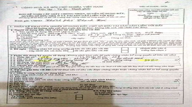 đơn đăng ký cấp giấy chứng nhận quyền sử dụng đất - Luật Đức Thành