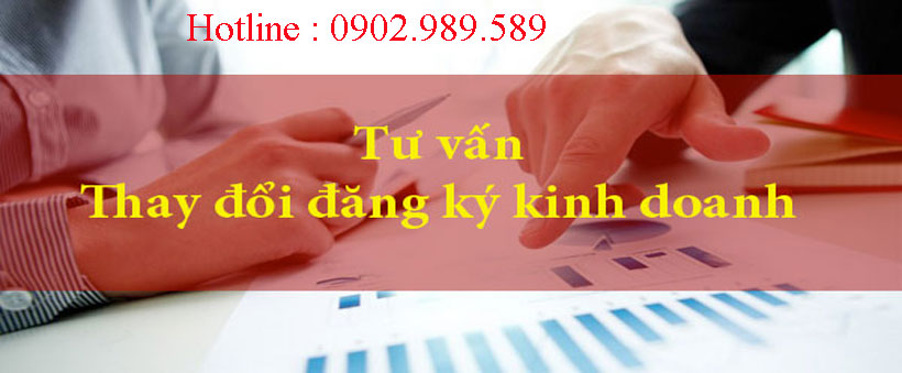 thay đổi đăng ký kinh doanh đúng quy trình